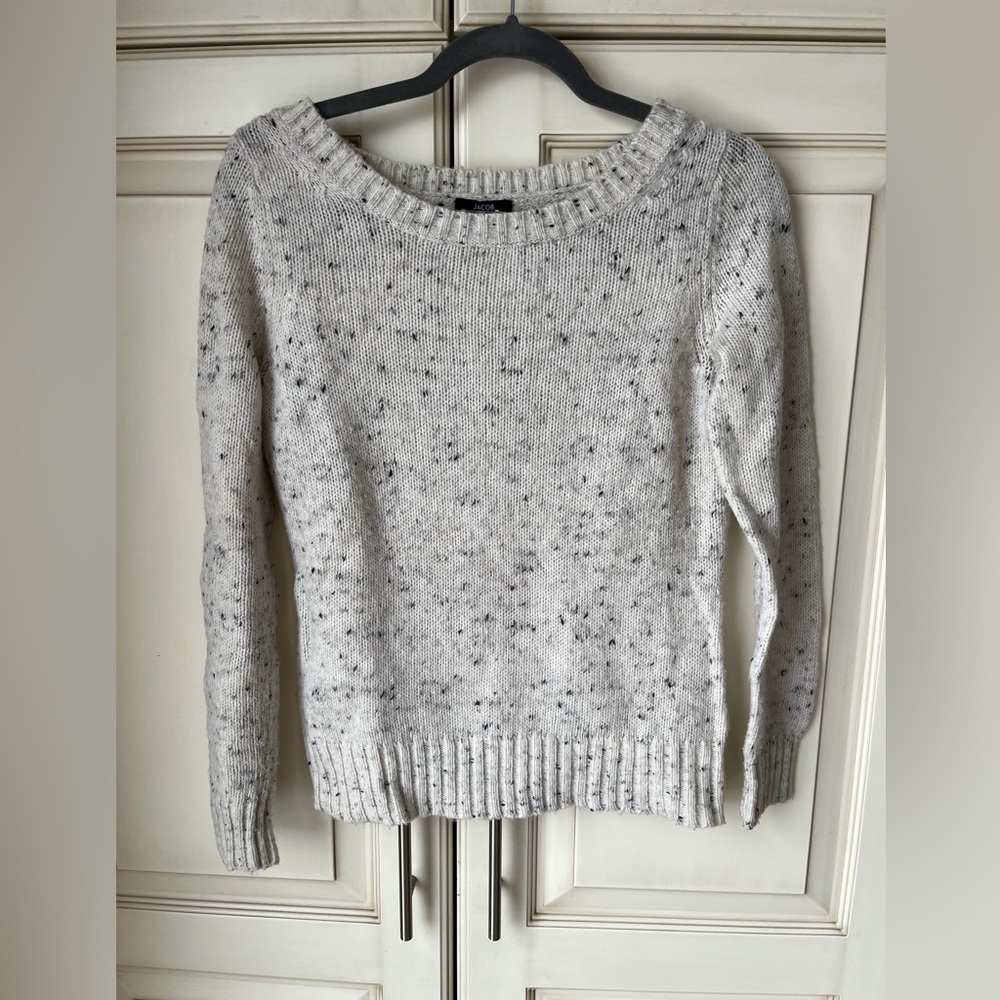 🍓 Jacob Women's Speckled Cream Sweater. Medium.